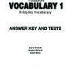 [Sách] Focus on Vocabulary 1: Bridging Vocabulary - Answer Key and Tests - Sách giấy gáy xoắn