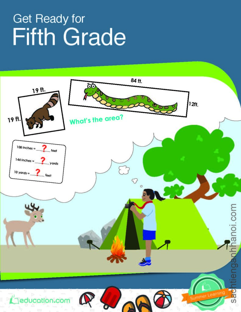 [Sách] Get Ready For Fifth Grade Workbook – Sách giấy gáy xoắn - Sách ...