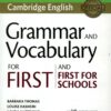 [Sách] Grammar and Vocabulary for First and First for Schools - Sách giấy gáy xoắn