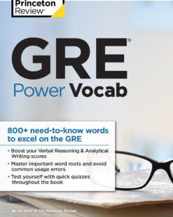 [Sách] GRE Power Vocab by The Princeton Review – Sách giấy gáy xoắn