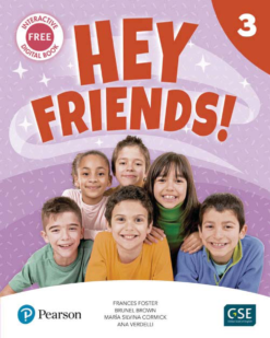 [Sách] Hey Friends! 3 Student's Book - Sách giấy gáy xoắn