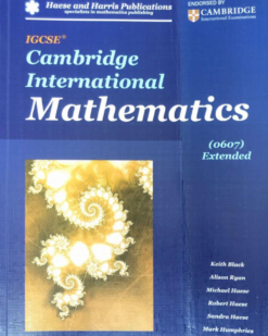 [Sách] IGCSE Cambridge International Mathematics 0607 EXTENDED - Sách giấy gáy xoắn