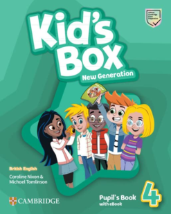 [Sách] Kid's Box New Generation Level 4 Pupil's Book (2023 British English ) - Sách giấy gáy xoắn