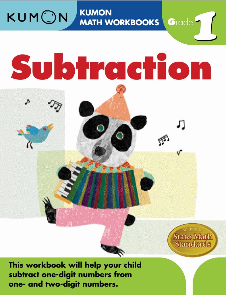[Sách] Kumon Book – Kumon Math Workbooks – Subtraction Grade 1 – Sách ...