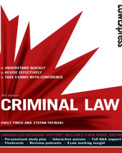 [Sách] Law Express: Criminal Law 3rd Edition – Sách giấy gáy xoắn