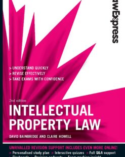 [Sách] Law Express: Intellectual Property Law 2nd Edition – Sách giấy gáy xoắn