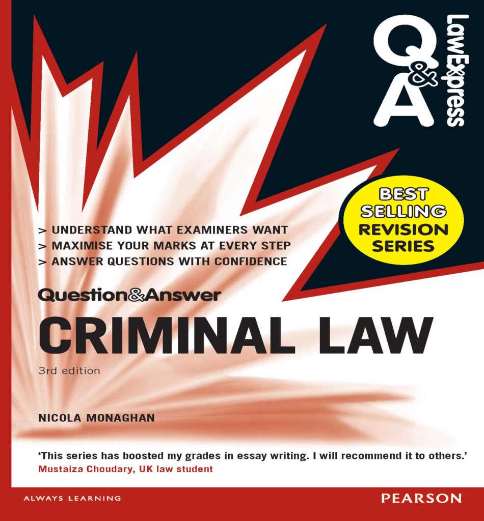 [Sách] Law Express Question & Answers: Criminal Law – Sách giấy gáy ...