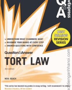 [Sách] Law Express Question & Answers: Tort Law 3rd Edition – Sách giấy gáy xoắn