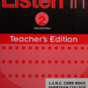 [Sách] Listen In Book 2 Teacher's Edition – Sách giấy gáy xoắn