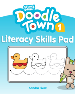[Sách] Macmillan Doodle Town (2nd Edition) level 1 Literacy Skills Pad - Sách giấy gáy xoắn