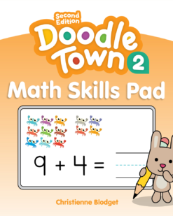 [Sách] Macmillan Doodle Town (2nd Edition) level 2 Math Skills Pad - Sách giấy gáy xoắn
