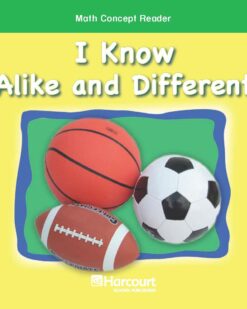 [Sách] Math Concept Reader Grade Pre-K: I Know Alike and Different – Sách giấy gáy xoắn