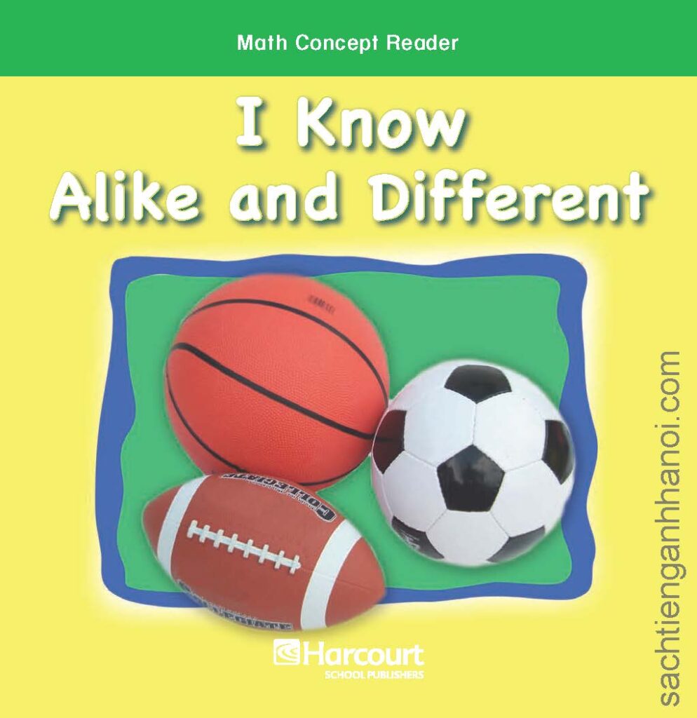 [Sách] Math Concept Reader Grade Pre-K: I Know Alike and Different ...