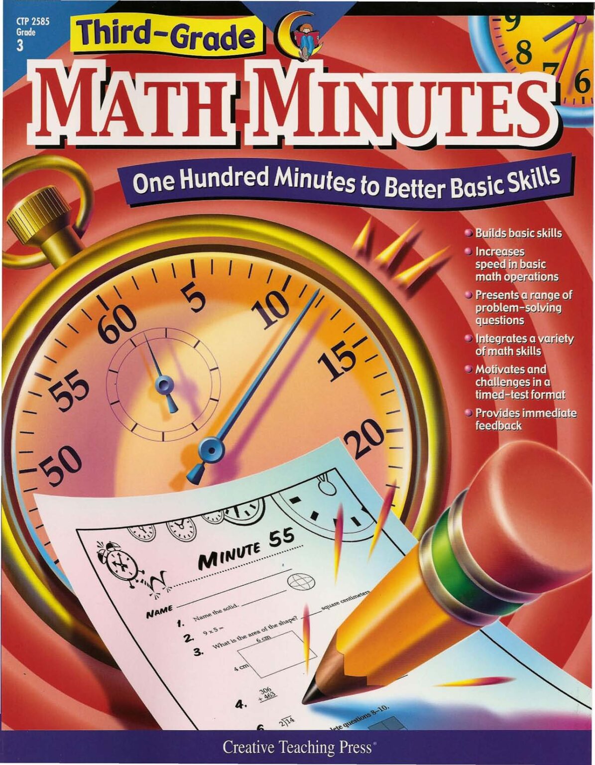 [Sách] Math Minutes Grade 3 – Sách giấy gáy xoắn - Sách Tiếng Anh Sài Gòn