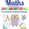 [Sách] Maths dictionary for teachers students parents - Sách giấy gáy xoắn