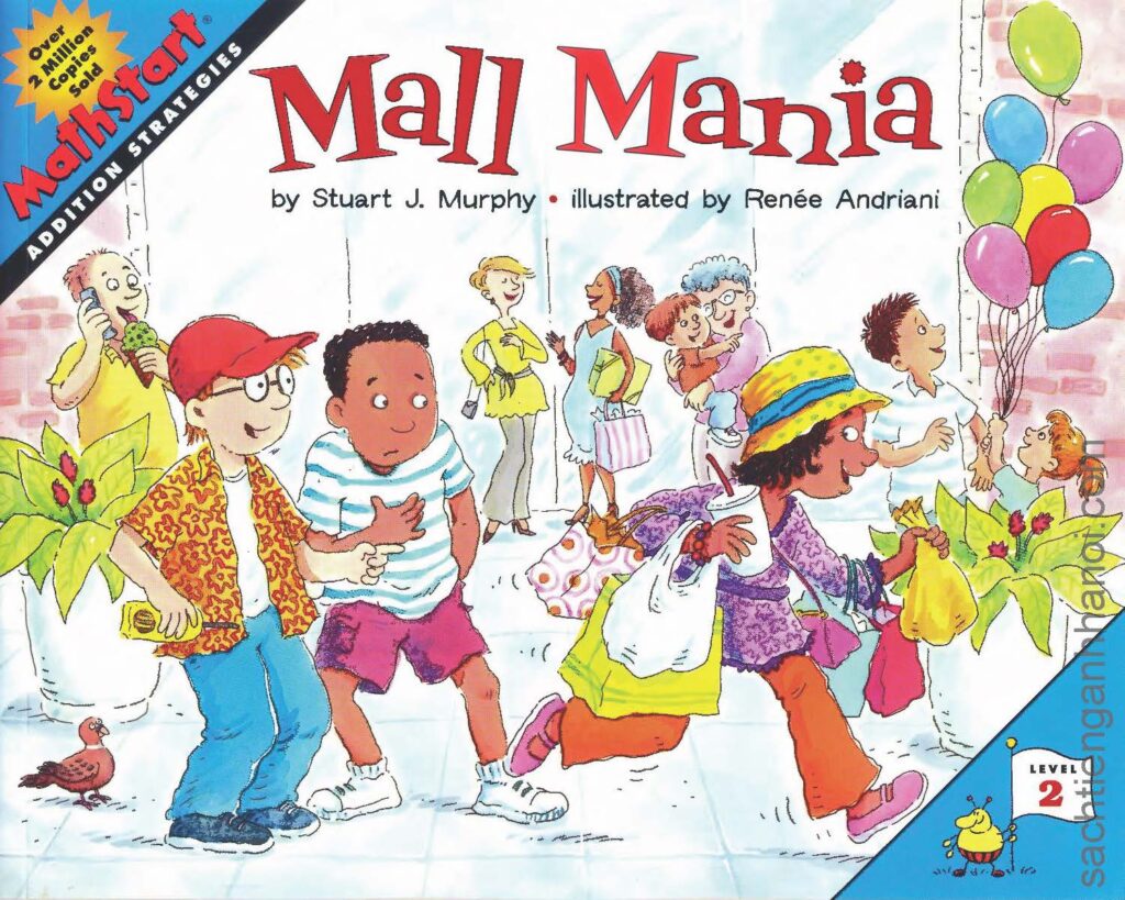 [Sách] MathStart Level 2: Mall Mania – Sách giấy gáy xoắn - Sách Tiếng ...