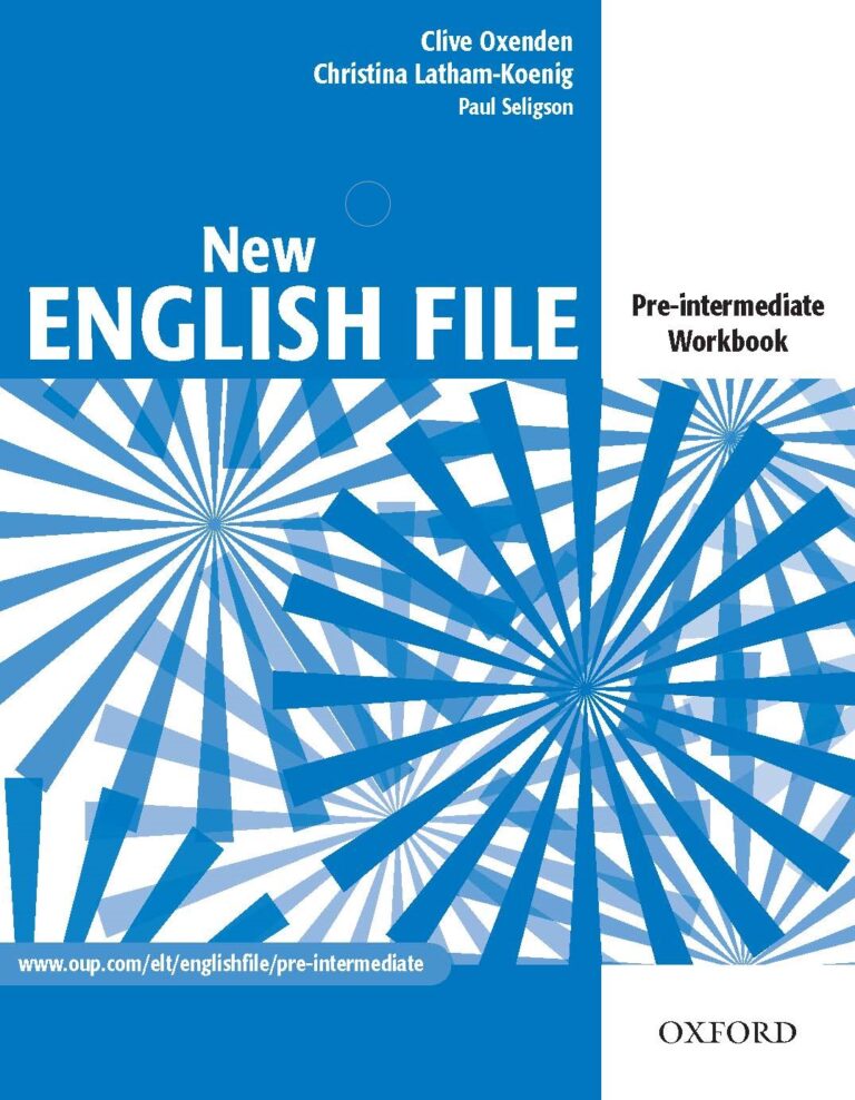 [Sách] New English File Pre-Intermediate Workbook – Sách giấy gáy xoắn ...