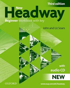 [Sách] Oxford New Headway Beginner Third Edition Workbook with key - Sách giấy gáy xoắn