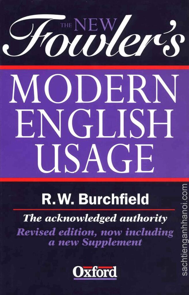 [Sách] Oxford – The New Fowler’s Modern English Usage – Sách giấy gáy ...