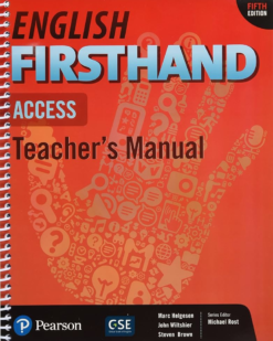[Sách] Pearson English Firsthand Access Teacher's Manual (5th Edition) - Sách giấy gáy xoắn