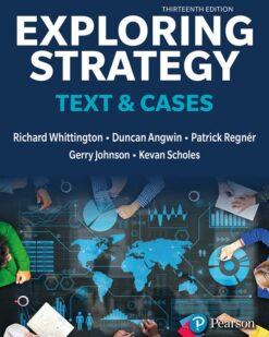 [Sách] Pearson Exploring Strategy Text & Cases – 2023- Sách giấy gáy xoắn