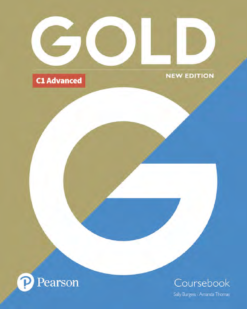 [Sách] Pearson GOLD C1 Advanced New Edition (2nd Edition) Coursebook - Sách giấy gáy xoắn