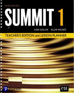 [Sách] Pearson SUMMIT 1 TEACHER'S EDITION and LESSON PLANNER (Third Edition) - Sách giấy gáy xoắn