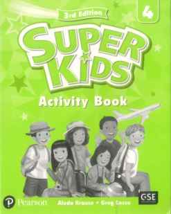 [Sách] Pearson SuperKids 4 Activity Book (3rd Edition 2019) - Sách giấy gáy xoắn