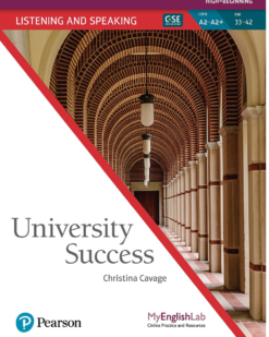 [Sách] Pearson University Success - High Beginning - Listening and Speaking - Sách giấy gáy xoắn