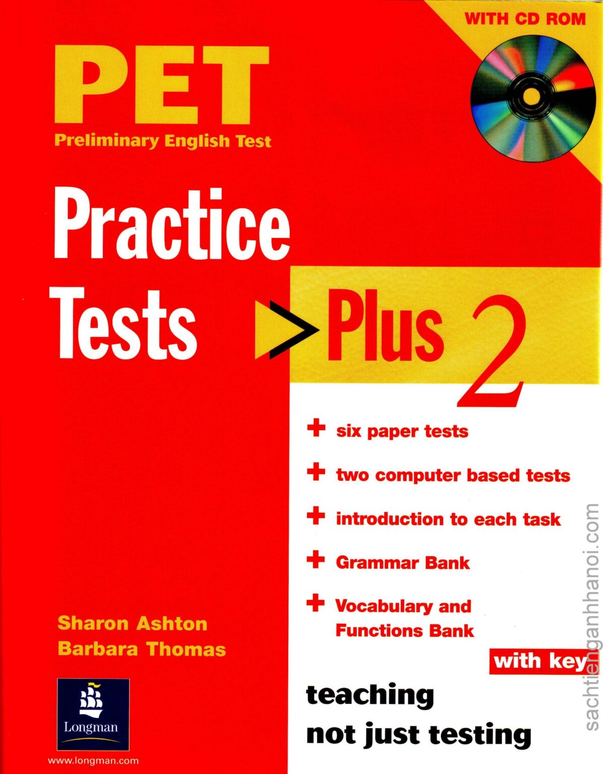[Sách] PET Pearson Practice Tests Plus 2 with key – Sách giấy gáy xoắn ...