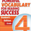 [Sách] Powerful Vocabulary For Reading Success Grade 4 Student - Sách giấy gáy xoắn