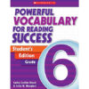 [Sách] Powerful Vocabulary For Reading Success Grade 6 Student - Sách giấy gáy xoắn
