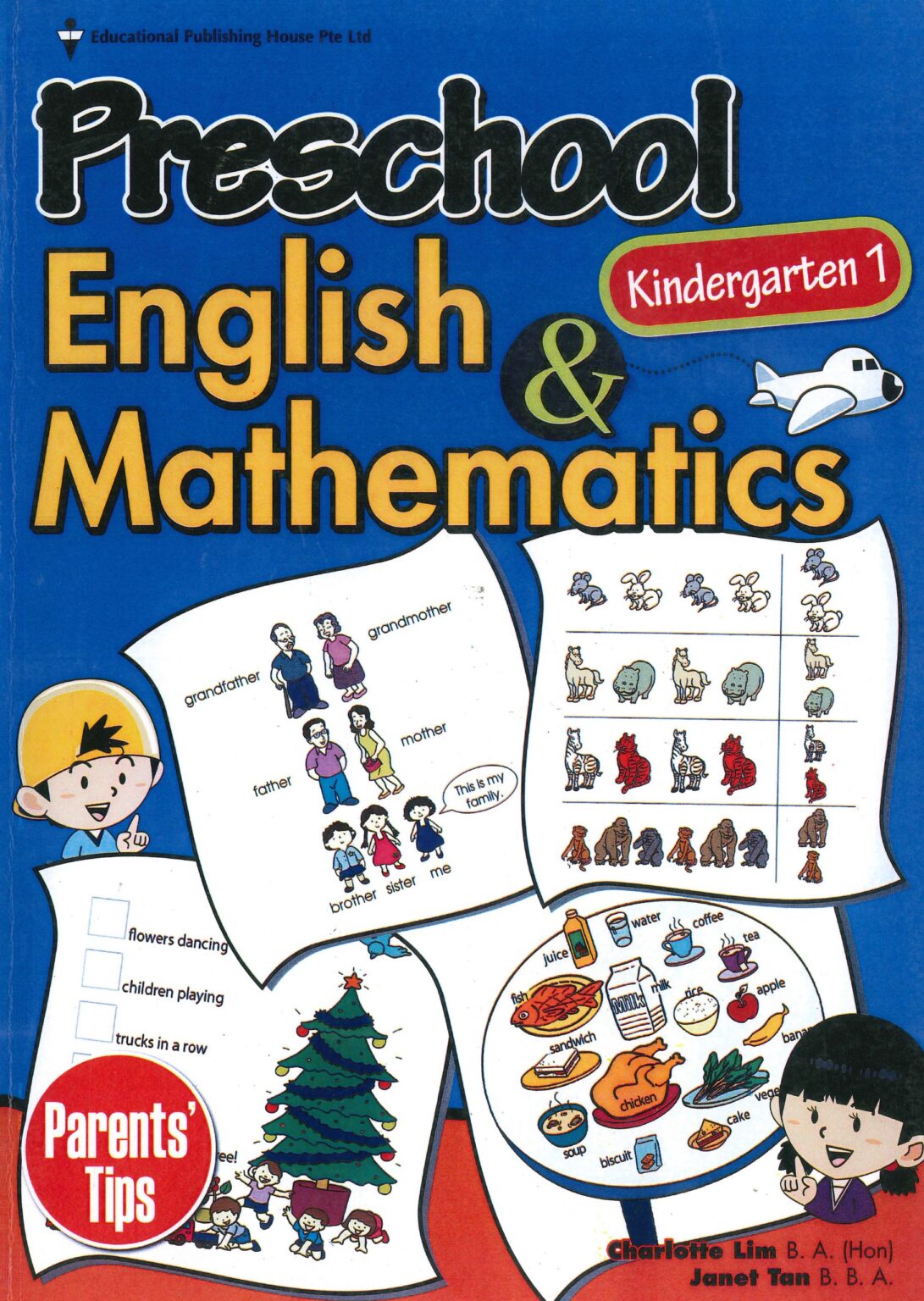 [Sách] Preschool English & Mathematics Kindergarten 1 – Sách giấy gáy ...