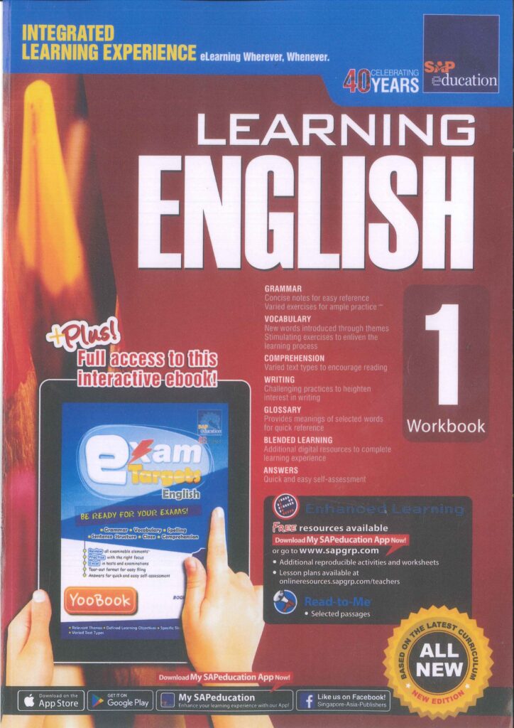 [Sách] SAP Learning English 1 Workbook – Sách giấy gáy xoắn - Sách ...