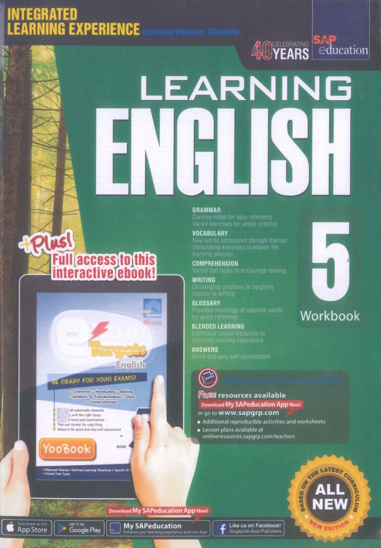 [Sách] SAP Learning English 5 Workbook – Sách giấy gáy xoắn - Sách ...