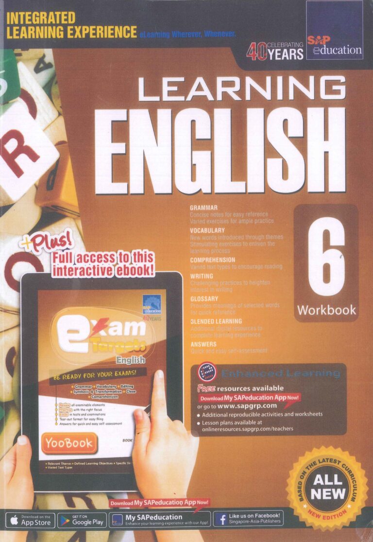 [Sách] SAP Learning English 6 Workbook – Sách giấy gáy xoắn - Sách ...