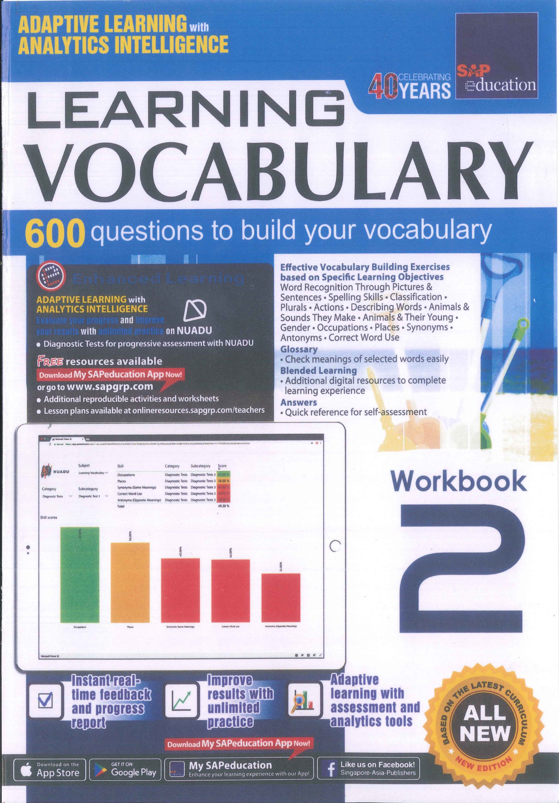 [Sách] SAP Learning Vocabulary 2 Workbook – Sách giấy gáy xoắn - Sách ...