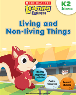 [Sách] Scholastic Learning Express K2 Living and Non-living Things – Sách giấy gáy xoắn