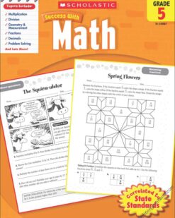 [Sách] Scholastic Success with Math Grade 5 - Sách giấy gáy xoắn