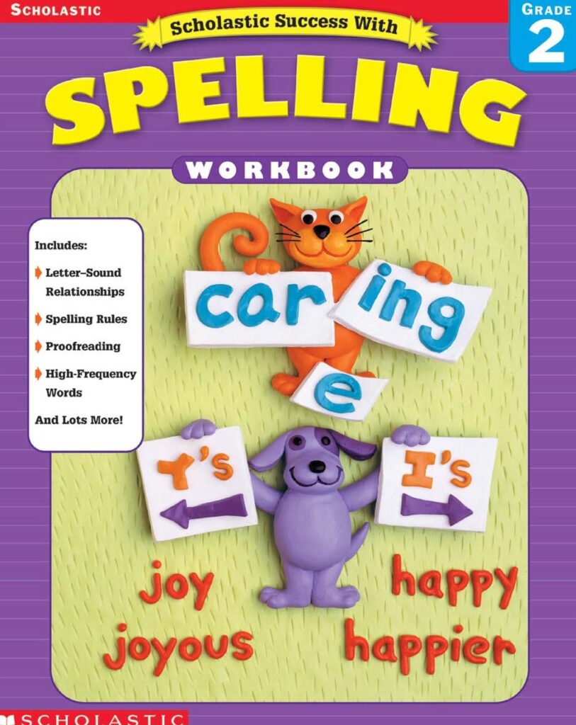 [Sách] Scholastic Success With Spelling Workbook Grade 2 – Sách giấy ...