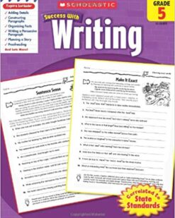 [Sách] Scholastic Success With Writing: Grade 5 - sách giấy gáy xoắn