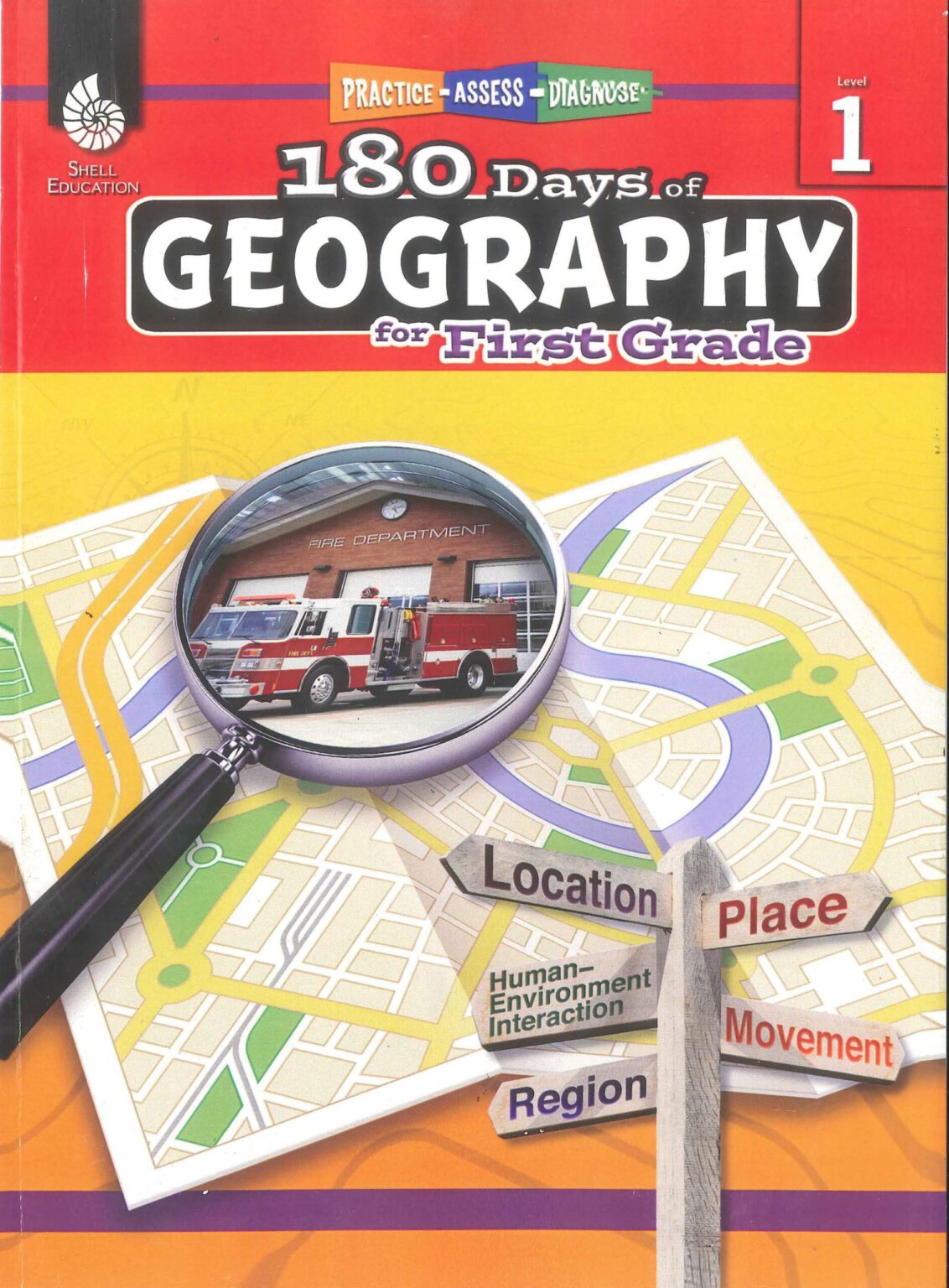 [Sách] Shell Education – 180 Days of Geography for First Grade (Grade 1 ...