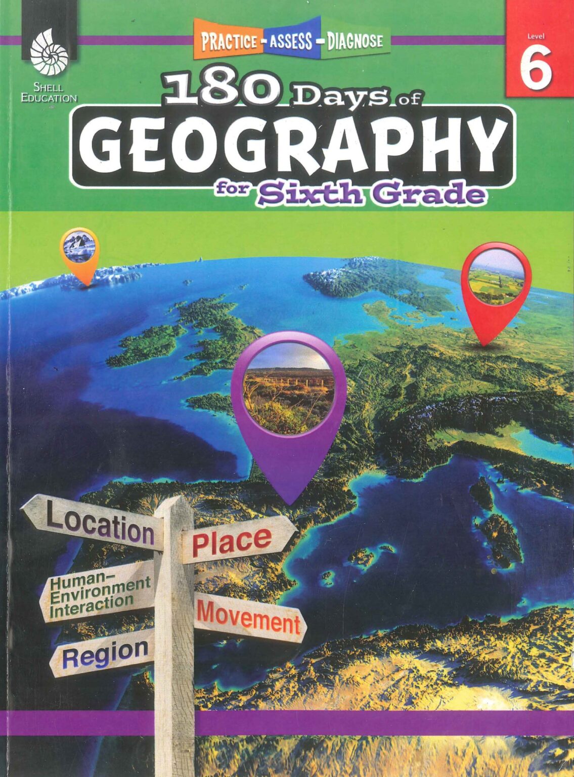 [Sách] Shell Education – 180 Days of Geography for Sixth Grade (Grade 6 ...