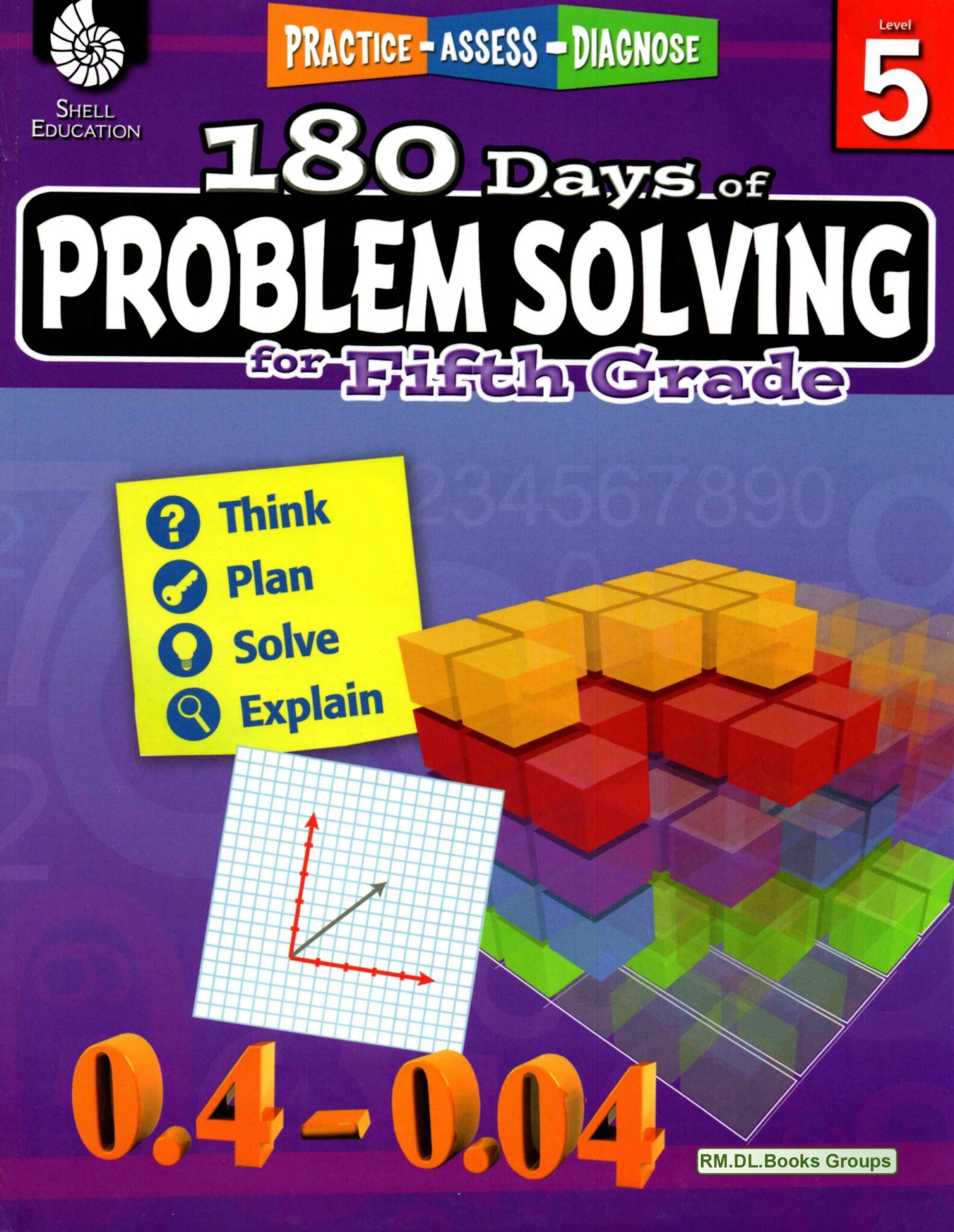 [Sách] Shell Education – 180 Days of PROBLEM SOLVING for Grade 5 – Sách ...