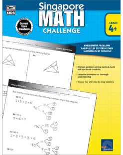 [Sách] Singapore Math Challenge grade 4+ - Sách giấy gáy xoắn
