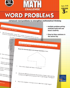 [Sách] Singapore Math Challenge WORD PROBLEMS Grade 3+ (ages : 8-9) - Sách giấy gáy xoắn