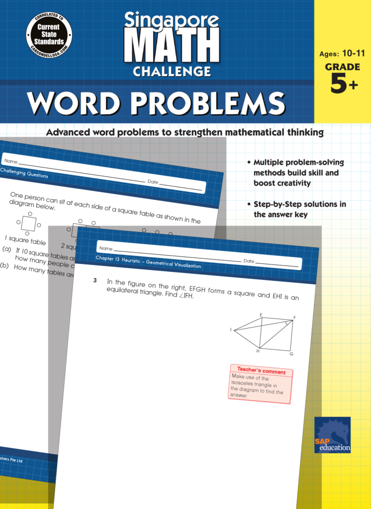 [Sách] Singapore Math Challenge WORD PROBLEMS Grade 5+ (ages : 10-11 ...