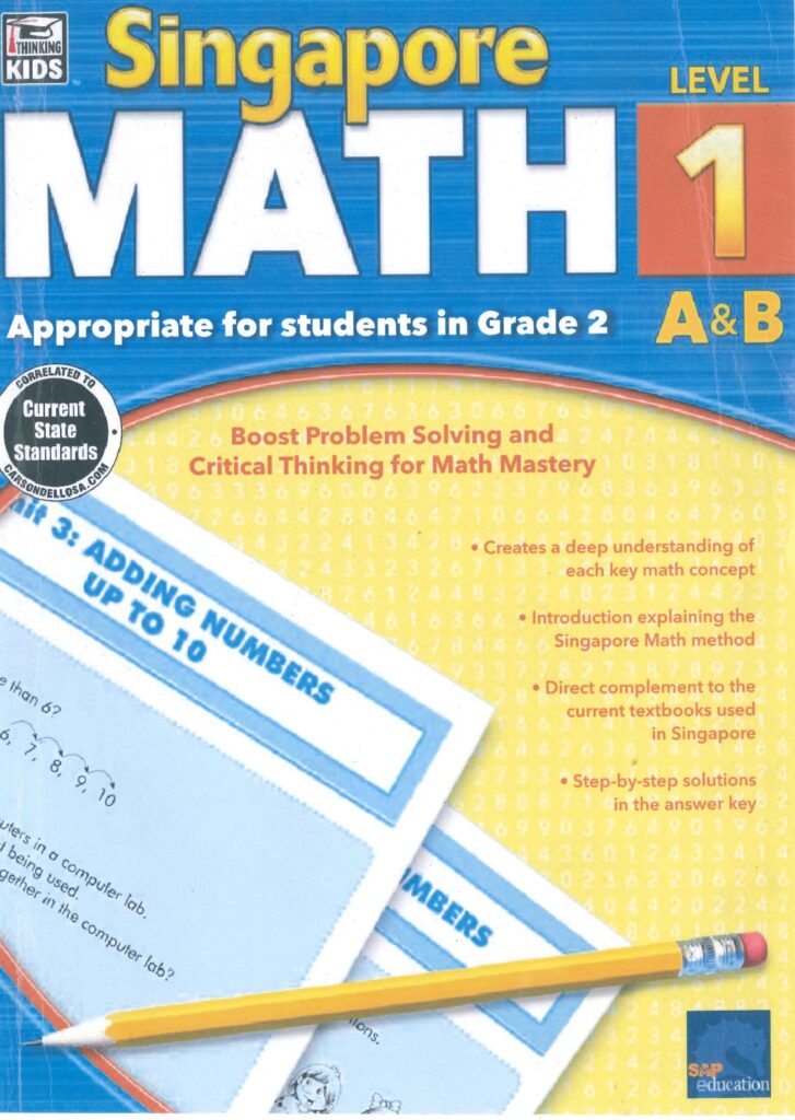 [Sách] Singapore Math Level 1 A & B ( có đáp án cuối sách) – sách giấy ...