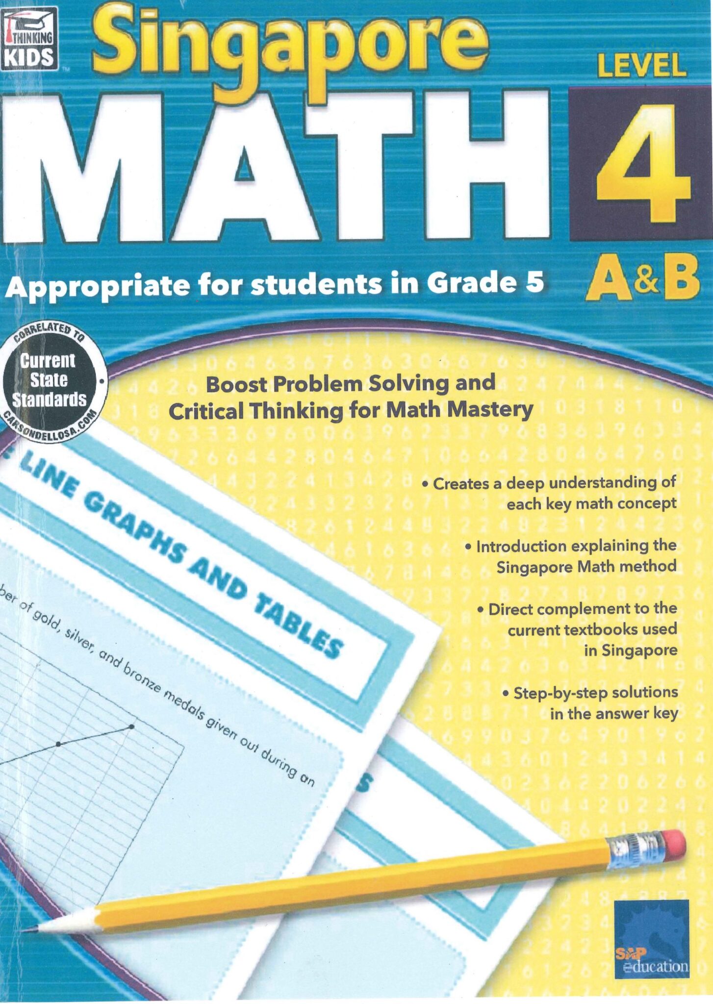 [Sách] Singapore Math Level 4 A & B ( có đáp án cuối sách) – sách giấy ...