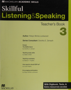 [Sách] Skillful 3 - Listening and Speaking TEACHER'S BOOK (1st Edition) – Sách giấy gáy xoắn